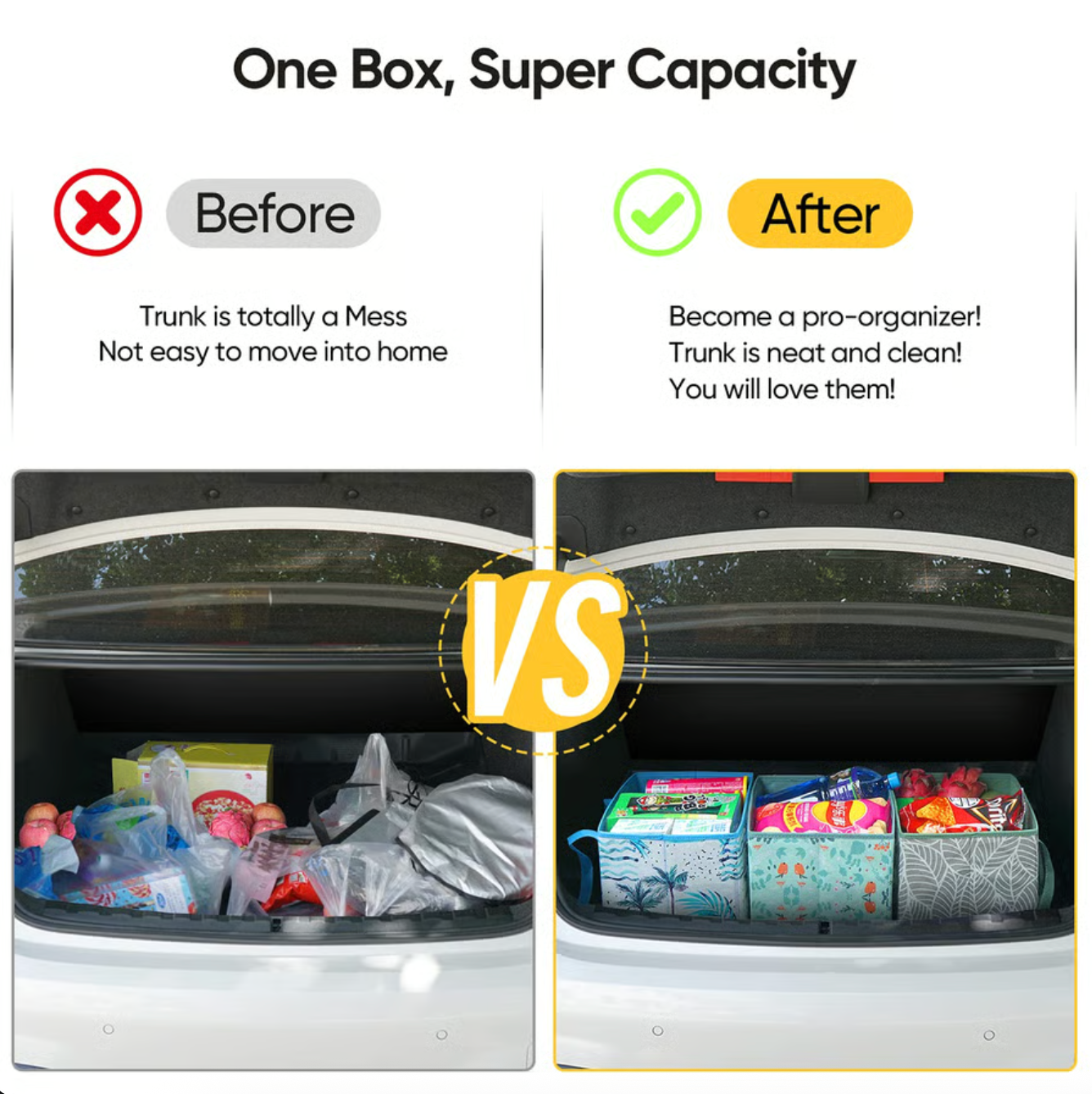 Cargo-Box Einkaufs-Tote XXL