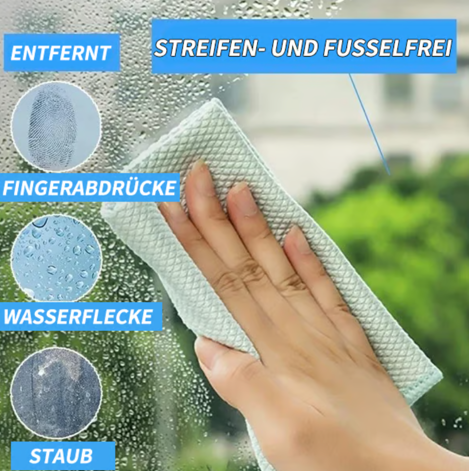 Reinigungstuch – streifenfrei, stark und saugfähig