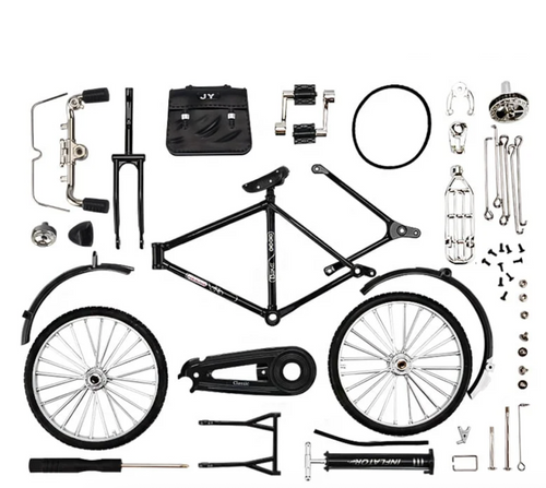 Retro-Fahrrad-DIY-Modell: Dekorationsaktivität