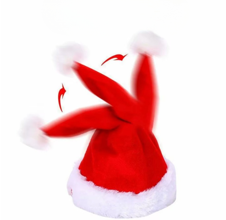 Singende Tanzende Weihnachtsmann Mütze