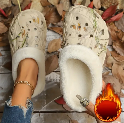 Gemütlichen Fleece Hausschuhe