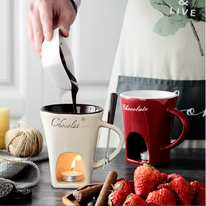 Schokoladen Fondue Becher