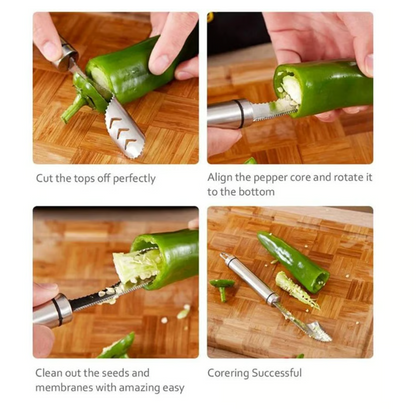 Chili-Entkernern - Sicher & Blitzschnell