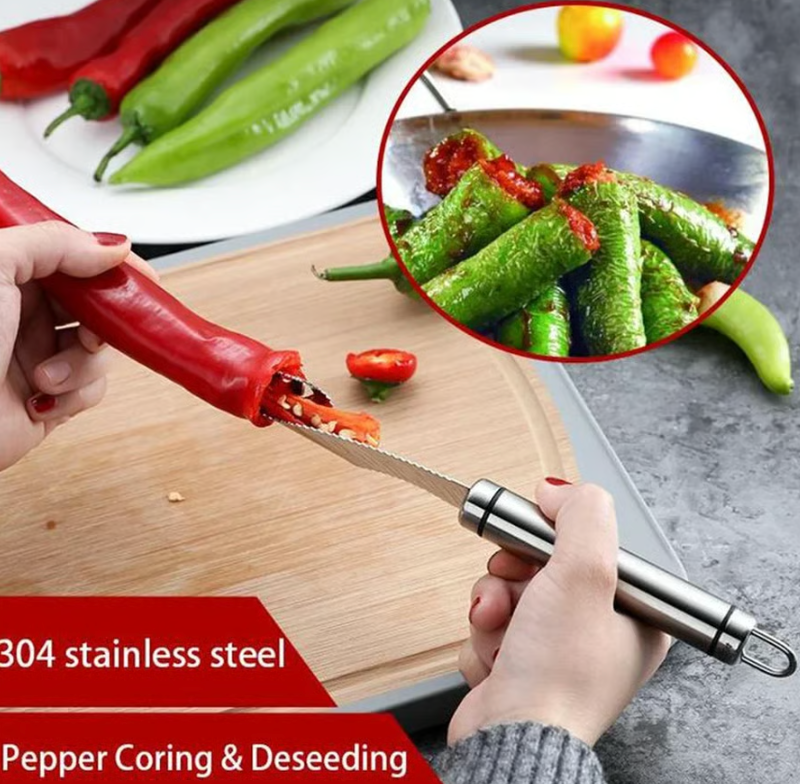 Chili-Entkernern - Sicher & Blitzschnell