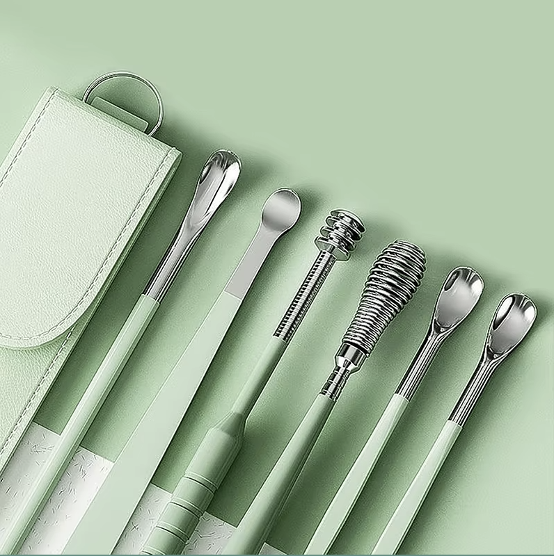 Edelstahl Ohren -Reinigungsset