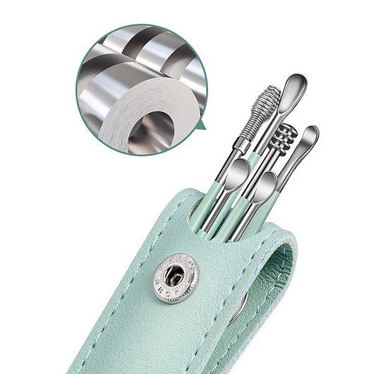 Edelstahl Ohren -Reinigungsset