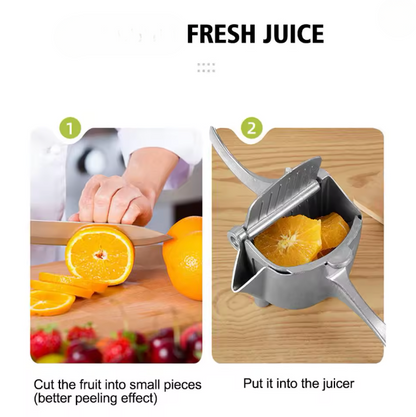 Edelstahl Fruchtpresse - Mühelos Frisch Saft