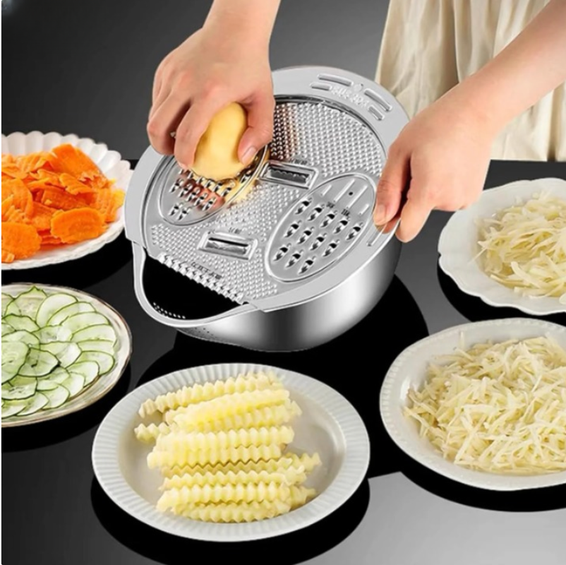 4-in-1 Küchensieb-Set - Effizient & Hygienisch