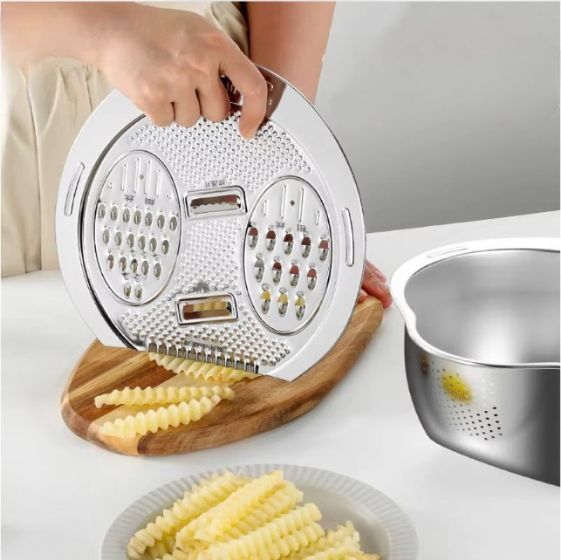 4-in-1 Küchensieb-Set - Effizient & Hygienisch