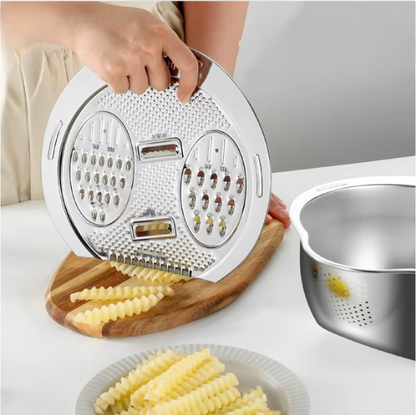 4-in-1 Küchensieb-Set - Effizient & Hygienisch