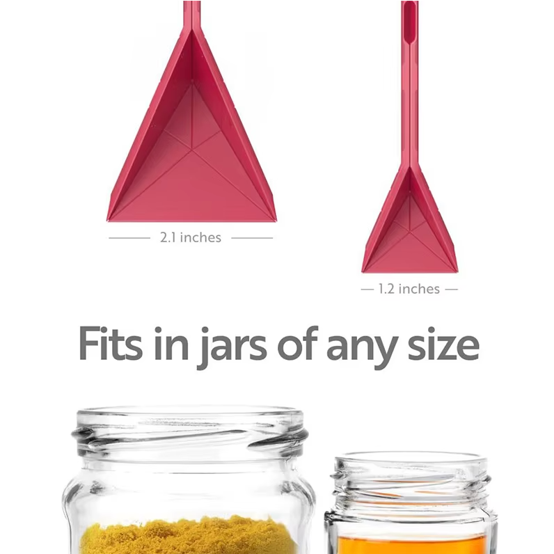 Polygon-Löffel 2 Stück: Präzises Abmessen und keine Klebrigkeit