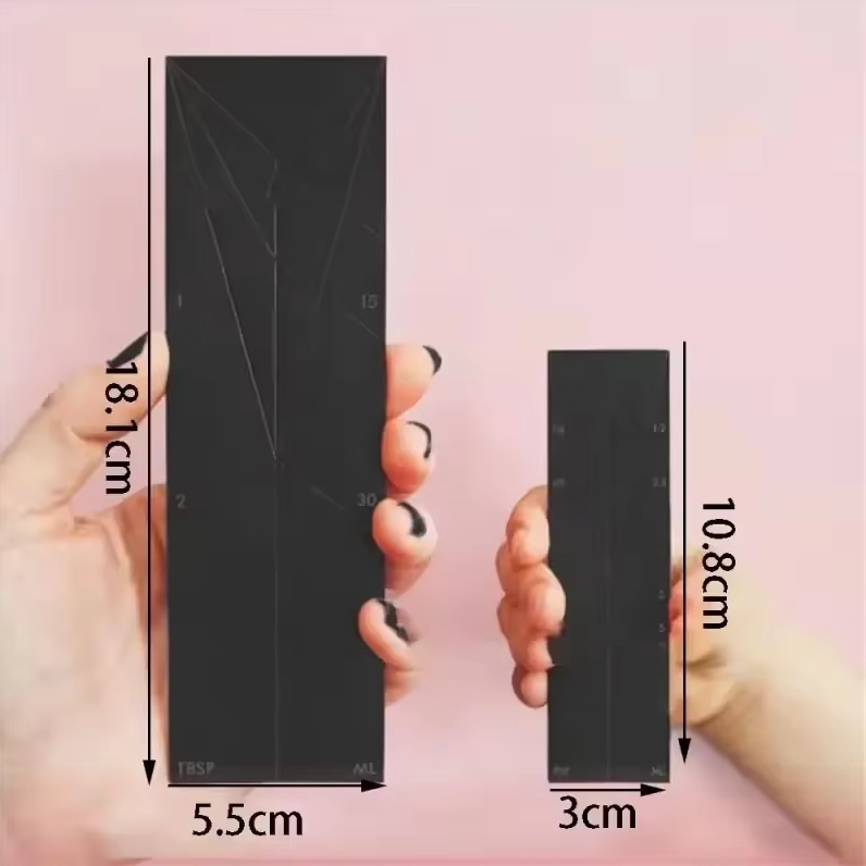 Polygon-Löffel 2 Stück: Präzises Abmessen und keine Klebrigkeit