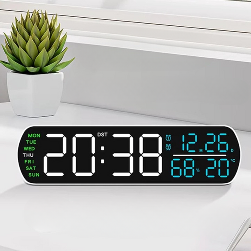 LumiTime™ RGB – Smarte 360° LED-Wanduhr mit Remote-Control