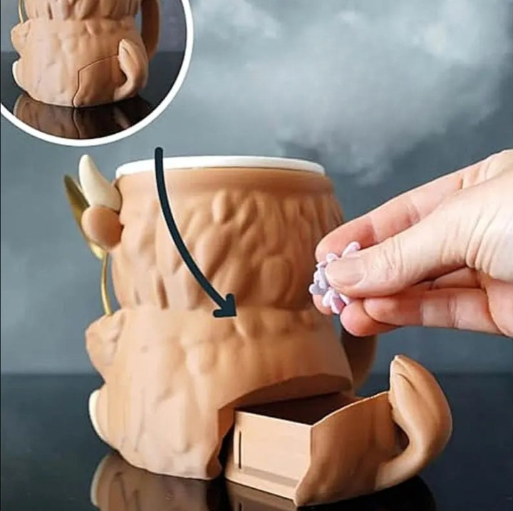 Hochlandrind Eisbecher-Halter