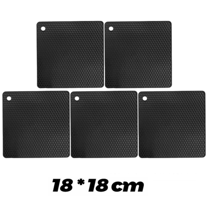 MultiFlex – 5-in-1 Silikon-Küchenmatte & Untersetzer