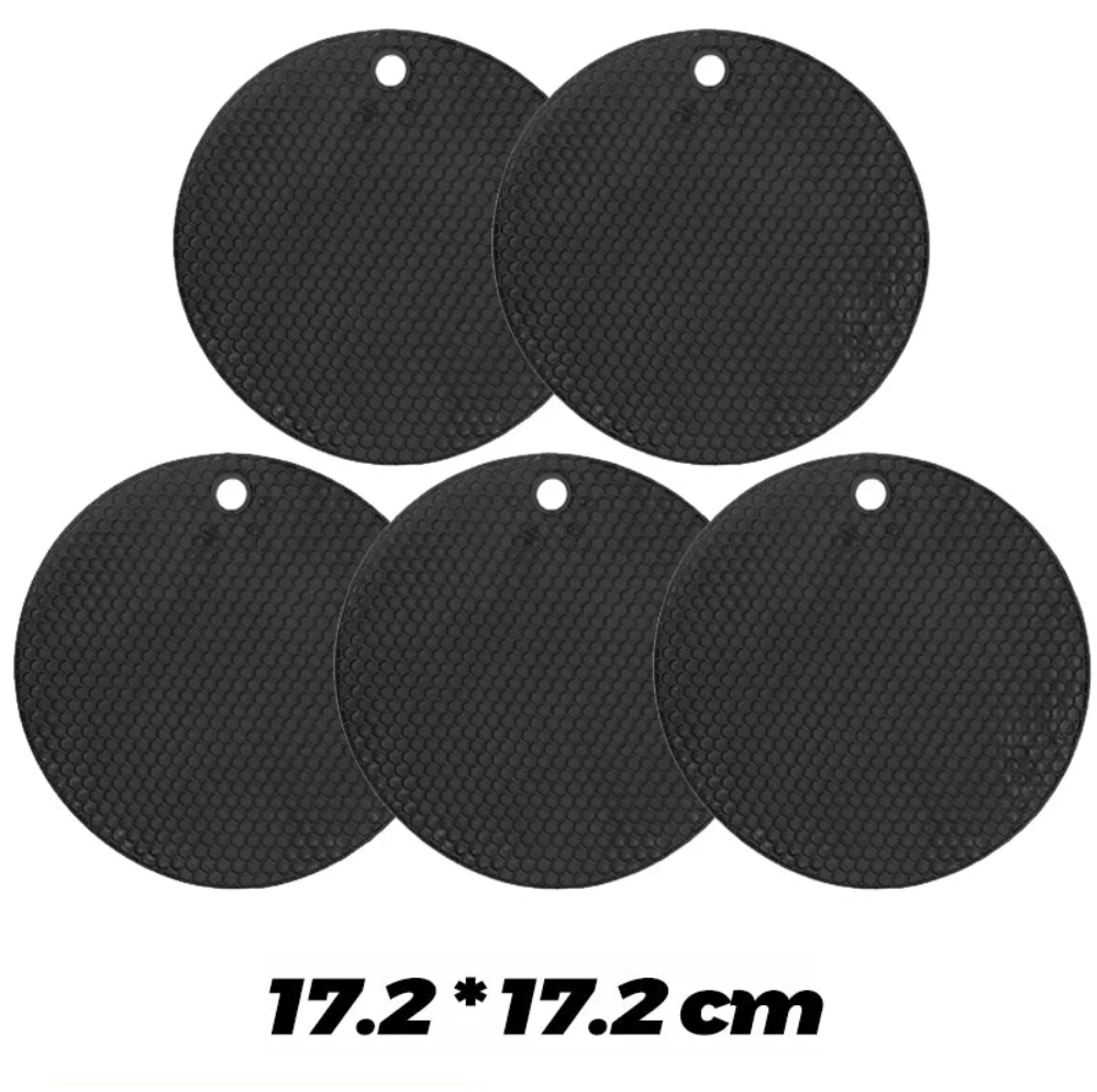 MultiFlex – 5-in-1 Silikon-Küchenmatte & Untersetzer