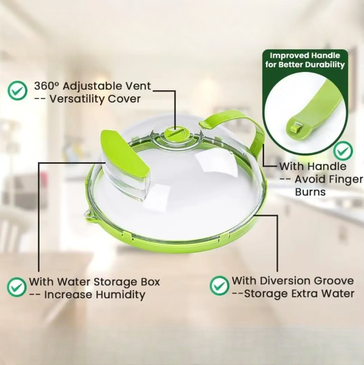 Gracenal SteamGuard – Mikrowellenhaube met Dampf-System
