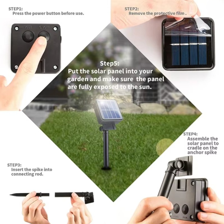 SolarGlow Copper – Wetterfeste Solar-Lichterkette mit 8 Modi