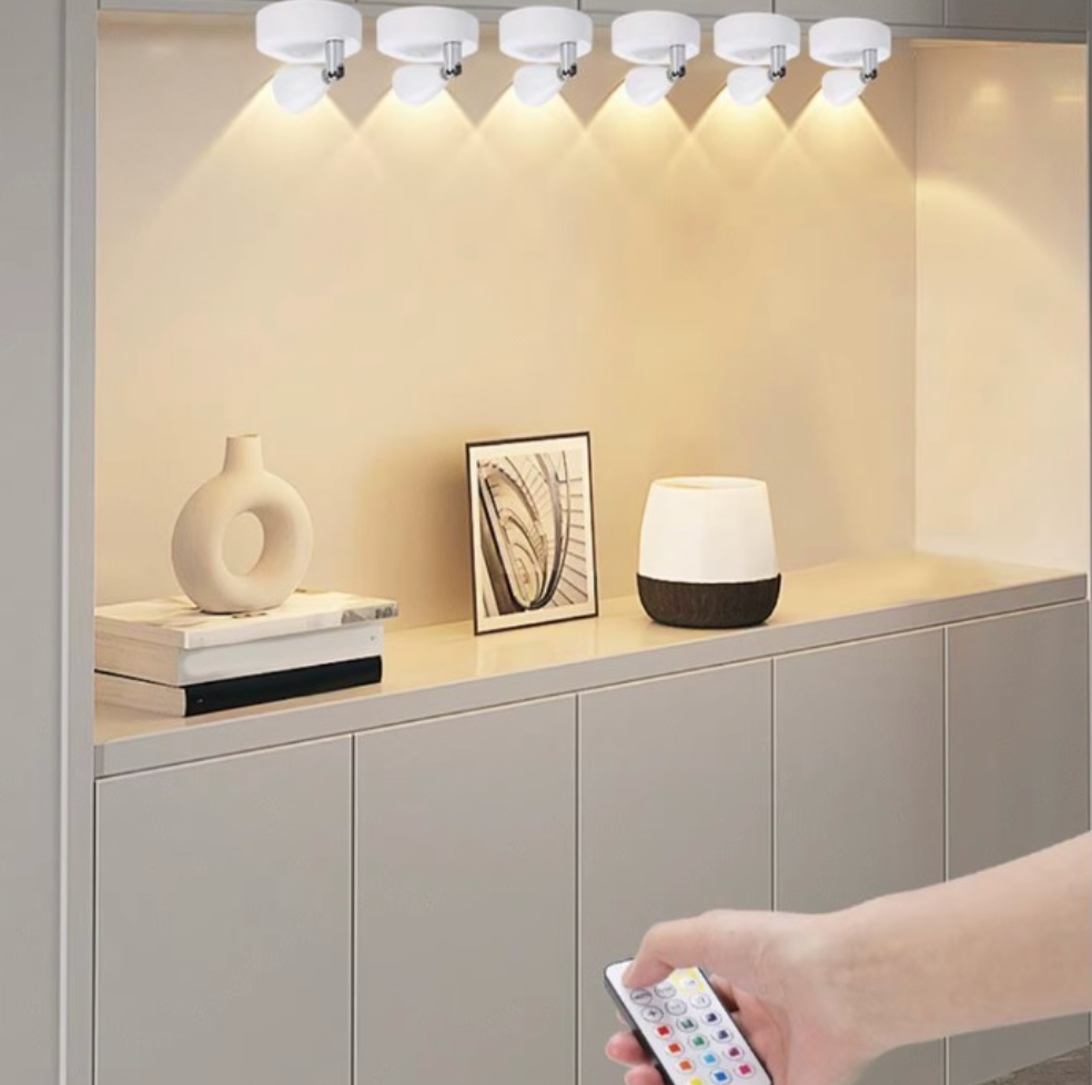 LuminaSpot – Wiederaufladbarer LED-Strahler met Fernbedienung