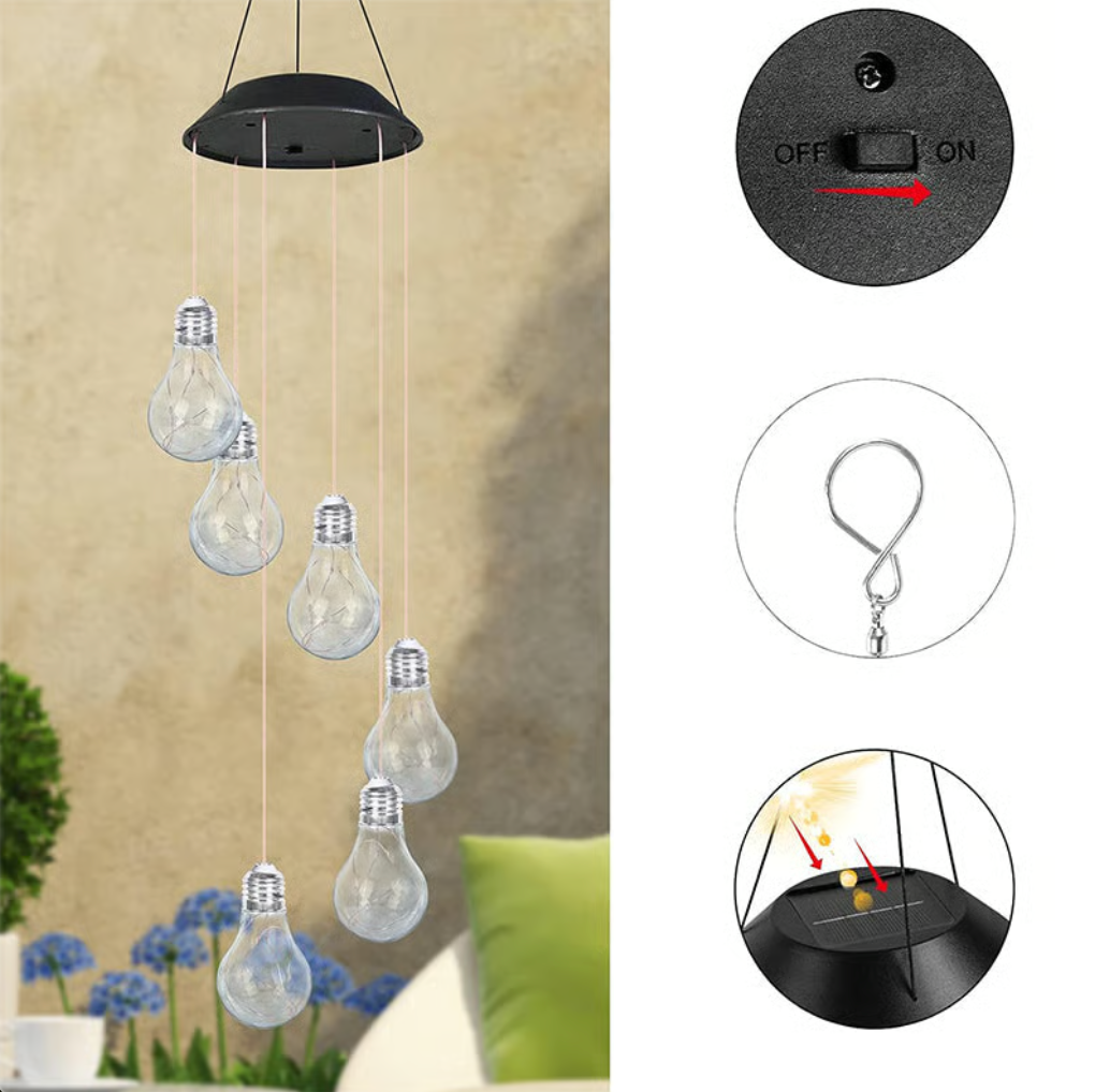 SolarRainbow Bulbs – 6 Farbwechselndes  LED-Birnen