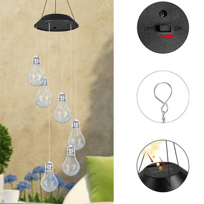 SolarRainbow Bulbs – 6 Farbwechselndes  LED-Birnen