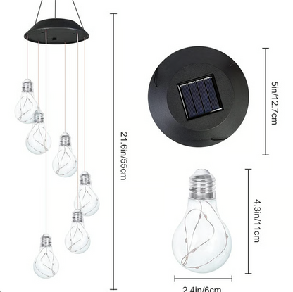 SolarRainbow Bulbs – 6 Farbwechselndes  LED-Birnen