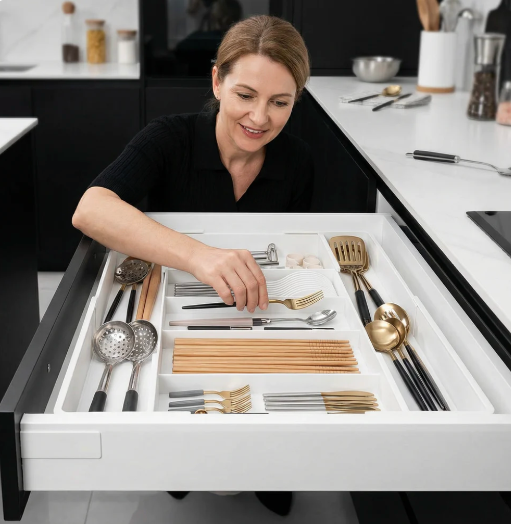 FlexiSpace – Ausziehbarer Schubladen-Organizer