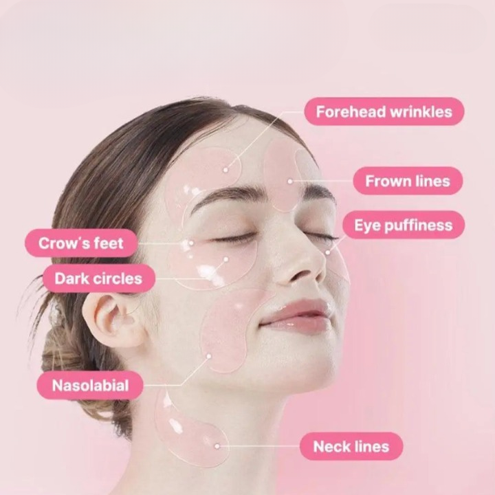 Peptide – Hydrogel Kollagen Augenpads (60 Stück)