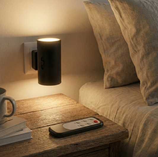 LuminaPlug – LED-Steckdosenleuchte mit Dimmfunktion & Sensor