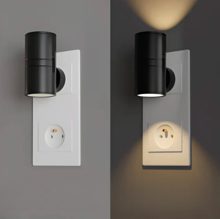 LuminaPlug – LED-Steckdosenleuchte mit Dimmfunktion & Sensor