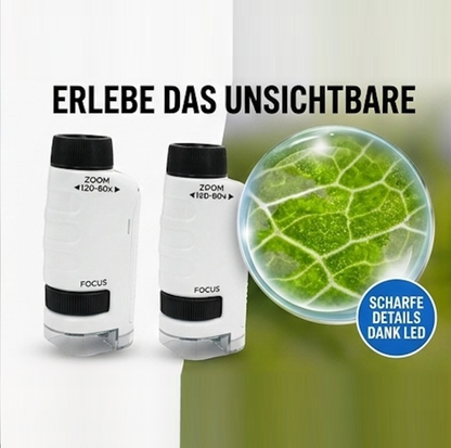 NanoScope – Mobiles Kinder-Mikroskop mit LED
