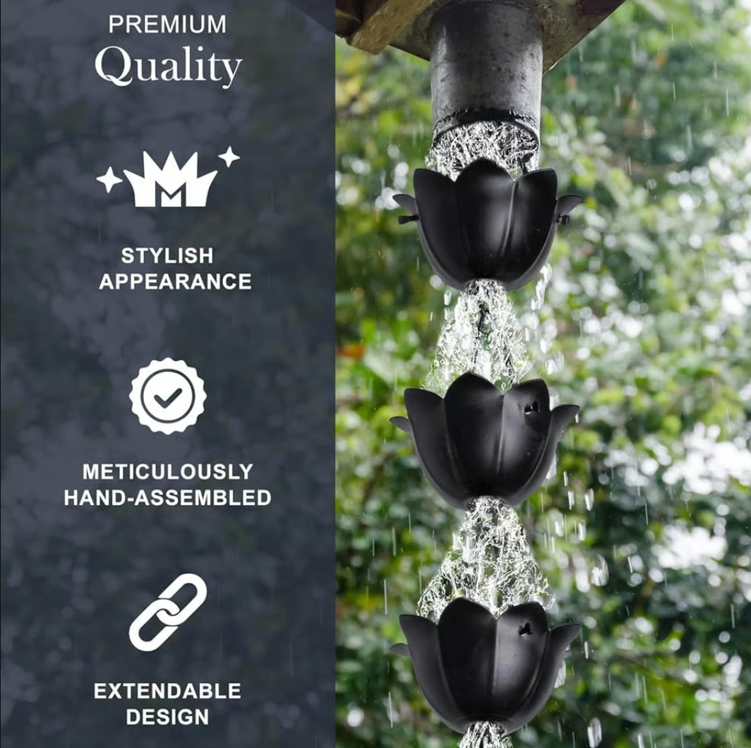 AquaFlow™ – Die Elegante Lotus-Regenkette