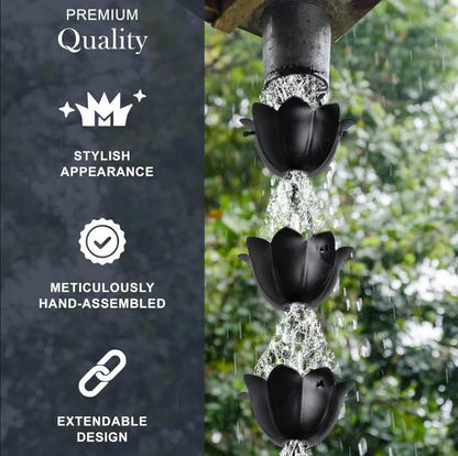 AquaFlow™ – Die Elegante Lotus-Regenkette