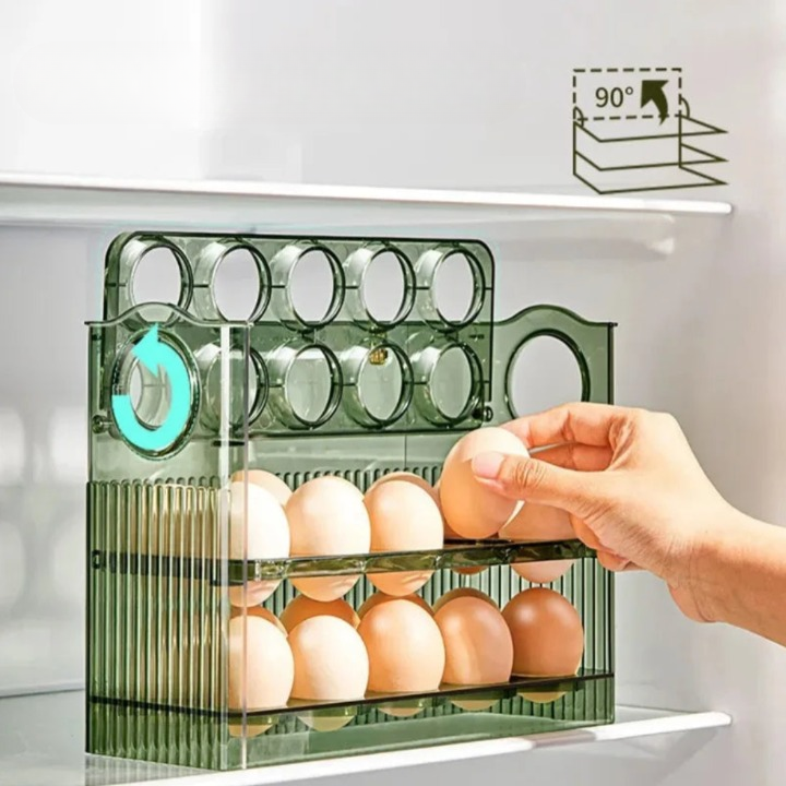 EggFlip™ – Der Kompakte Eier-Organizer