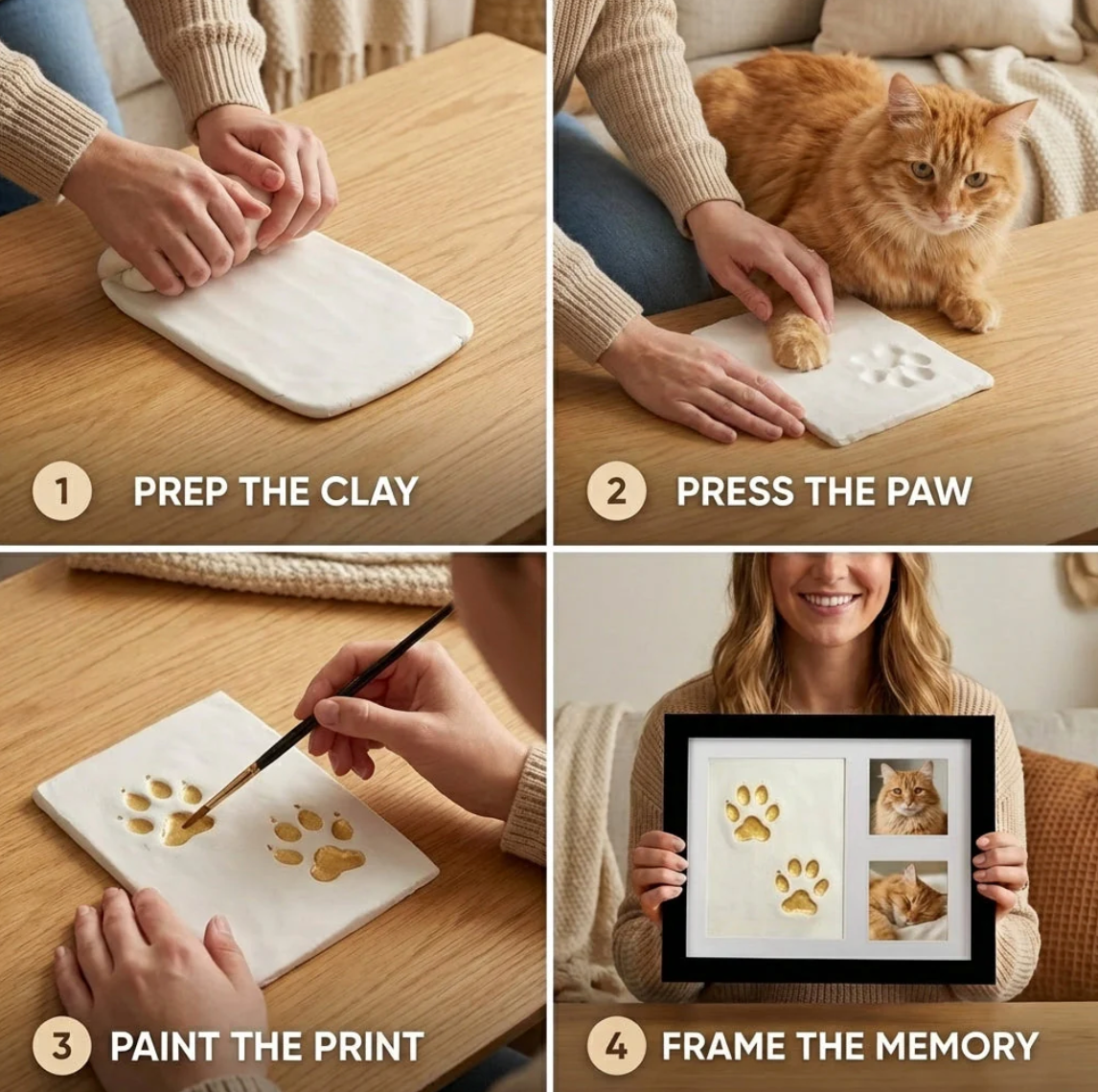 EverPaw™ – Das 3D-Pfotenabdruck Memorial Set
