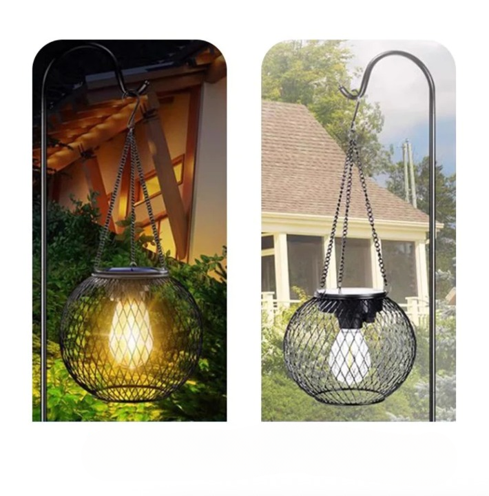 VintageGlow™ – Retro-Solar-Laterne aus Metall