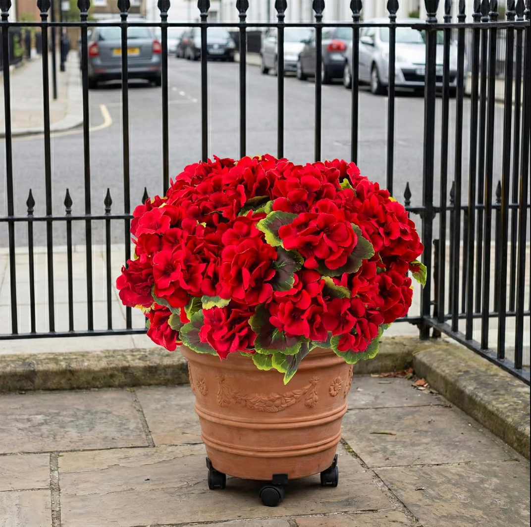 TerraCotta Glow™ – Premium Kunst-Geranien