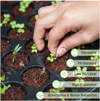 CocoGrow™ Premium – Bio-Kokoserde Ziegel (Gepresst)
