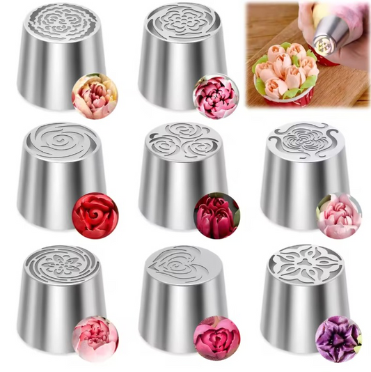 BakeArt™ Professional – Russisches Spritztüllen-Set