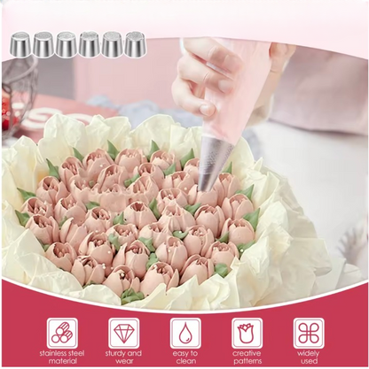 BakeArt™ Professional – Russisches Spritztüllen-Set
