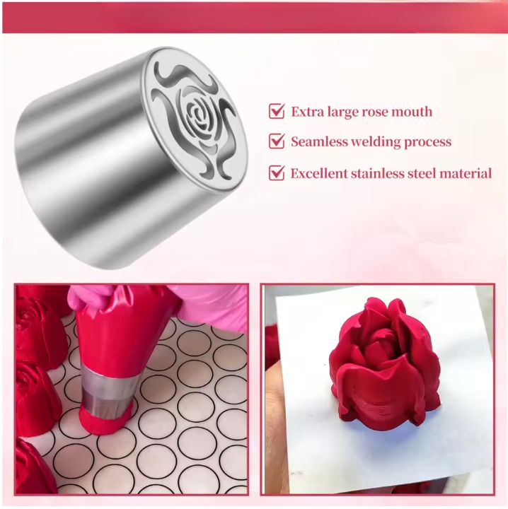 BakeArt™ Professional – Russisches Spritztüllen-Set