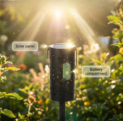 CelestialGlow™ – 3-in-1 Solar-Gartenleuchte 2 Stück