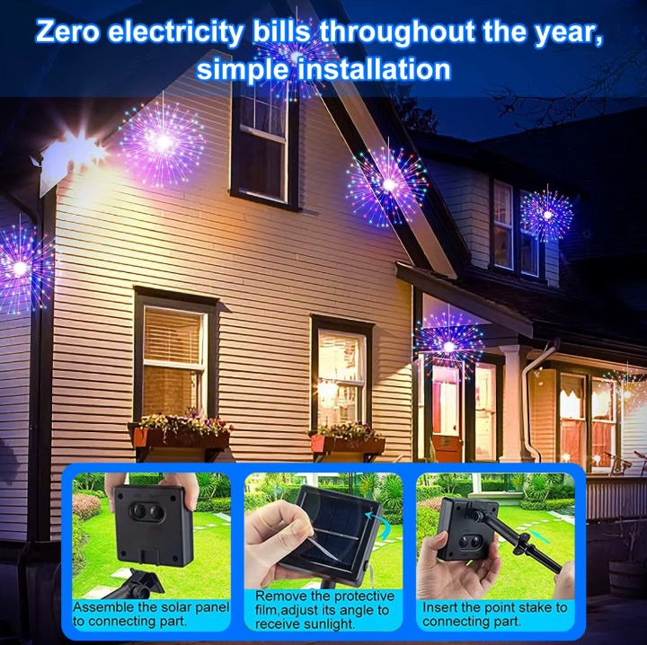FireworkGlow™ – Spektakuläre Lichtakzente für Ihren Garten