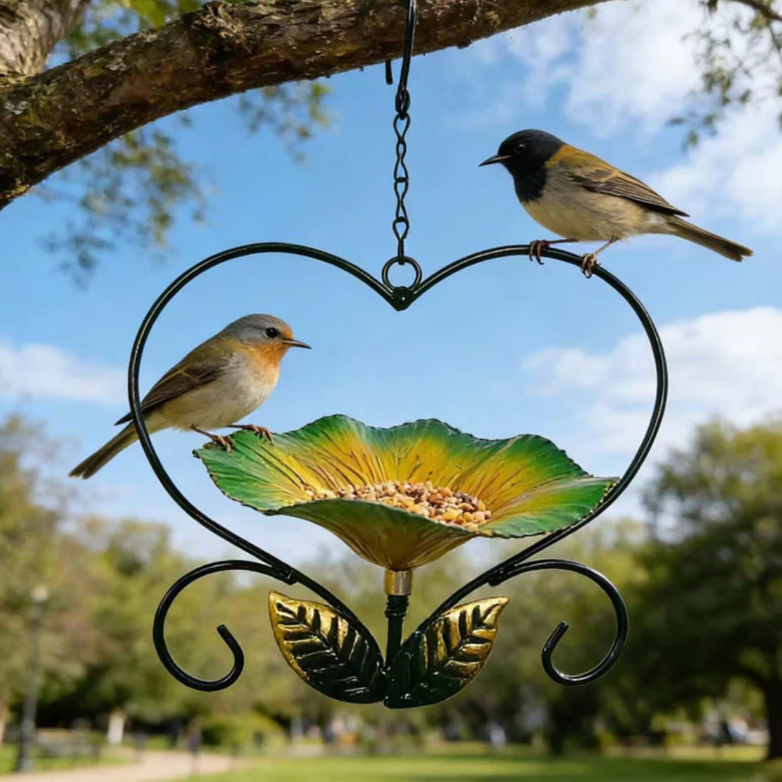 BirdHeart™ – Dekoratives Vogelhaus in Herzform
