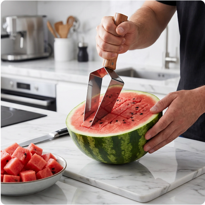 MelonMaster – Perfekte Melonenscheiben ohne Chaos