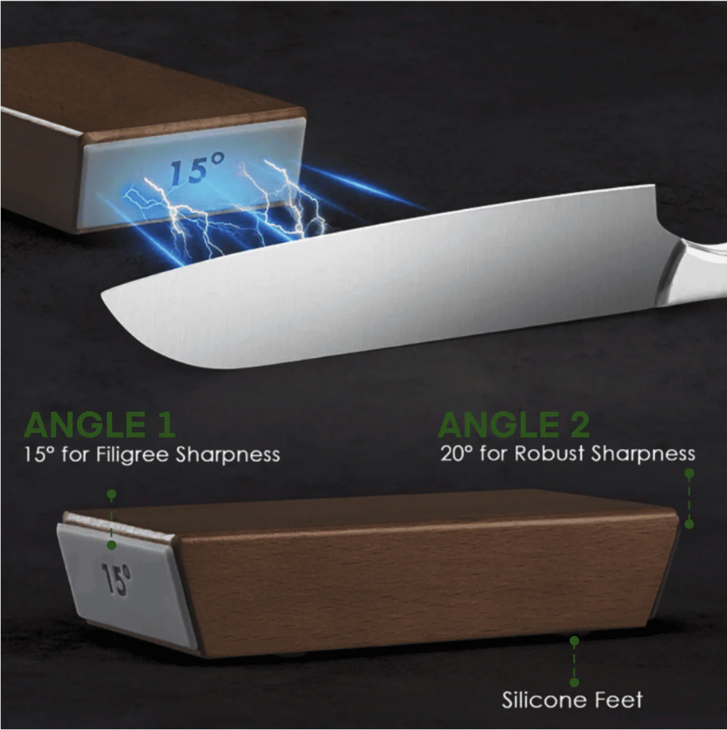 DiamondSharp™ – Rollender Diamant-Messerschärfer