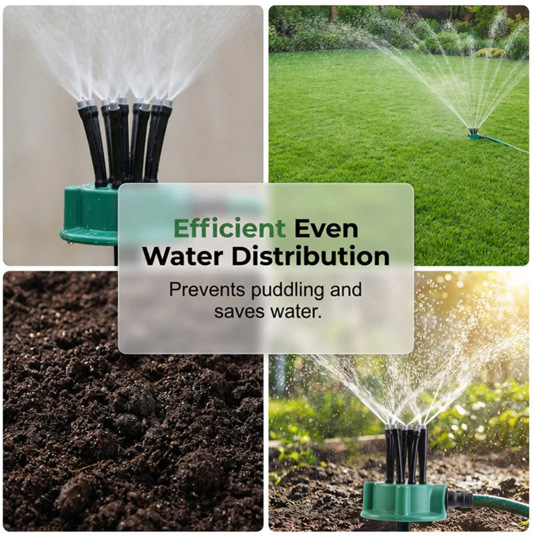 AquaFlex 360™ Multidirektionaler Präzisions-Rasenregner