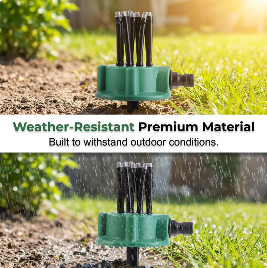 AquaFlex 360™ Multidirektionaler Präzisions-Rasenregner