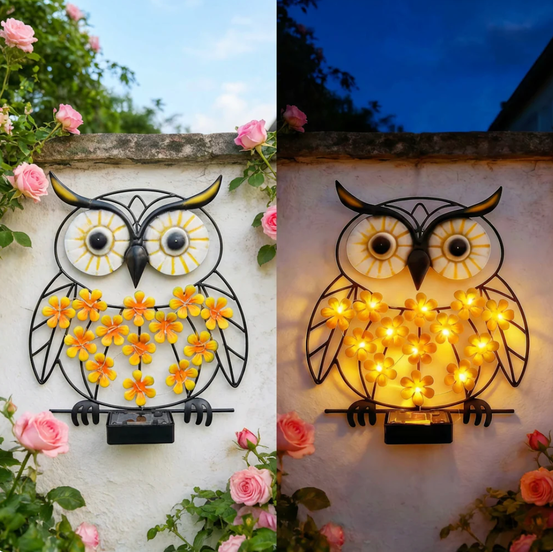 OwlGlow™ – Die Solar-Wanddeko die Nachts Automatisch Leuchtet