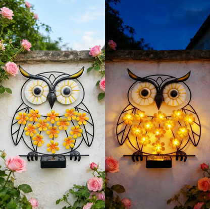 OwlGlow™ – Die Solar-Wanddeko die Nachts Automatisch Leuchtet